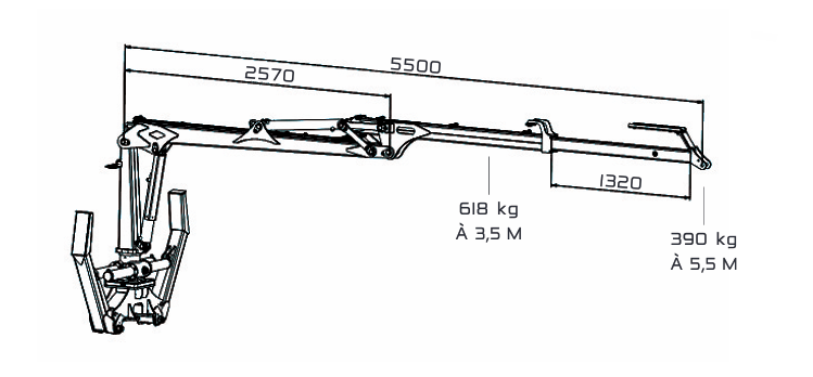 grue forestière 550